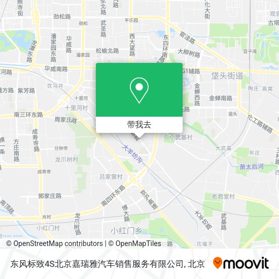 东风标致4S北京嘉瑞雅汽车销售服务有限公司地图