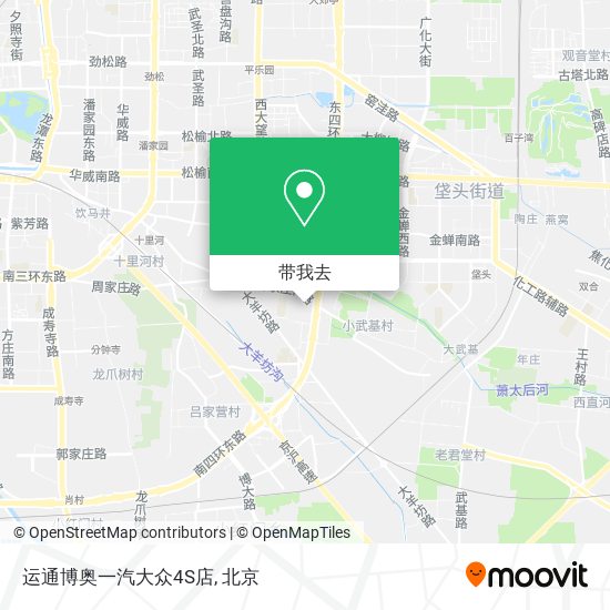 运通博奥一汽大众4S店地图