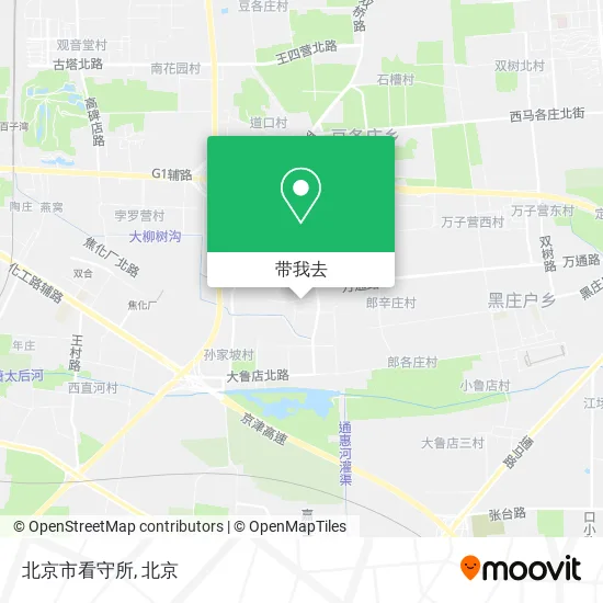 北京市看守所地图
