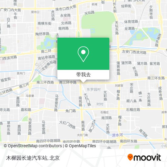 木樨园长途汽车站地图