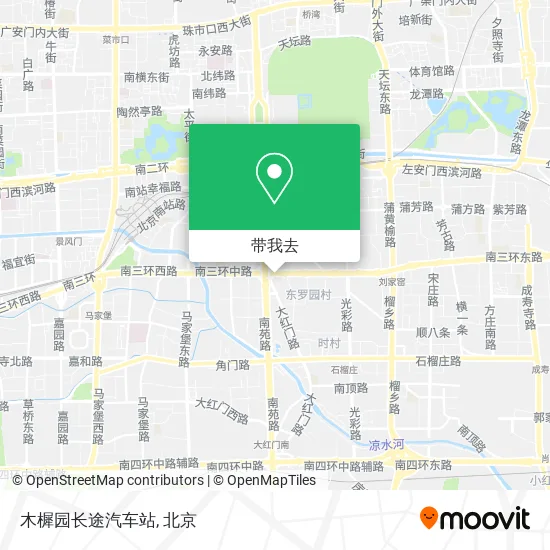 木樨园长途汽车站地图