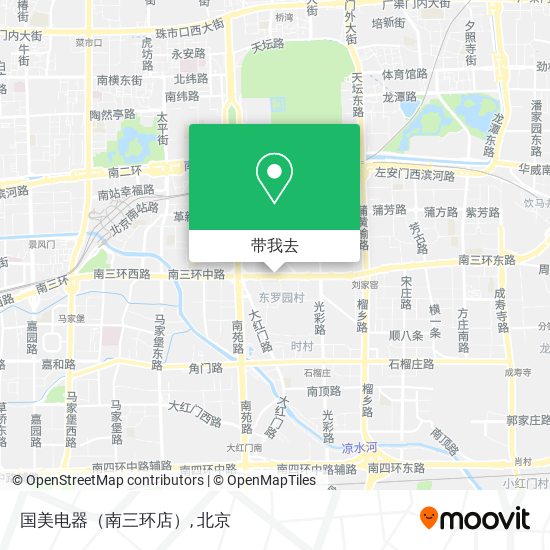 国美电器（南三环店）地图