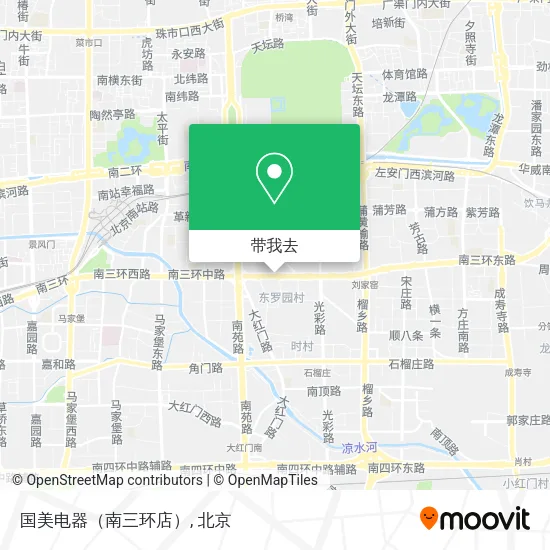 国美电器（南三环店）地图
