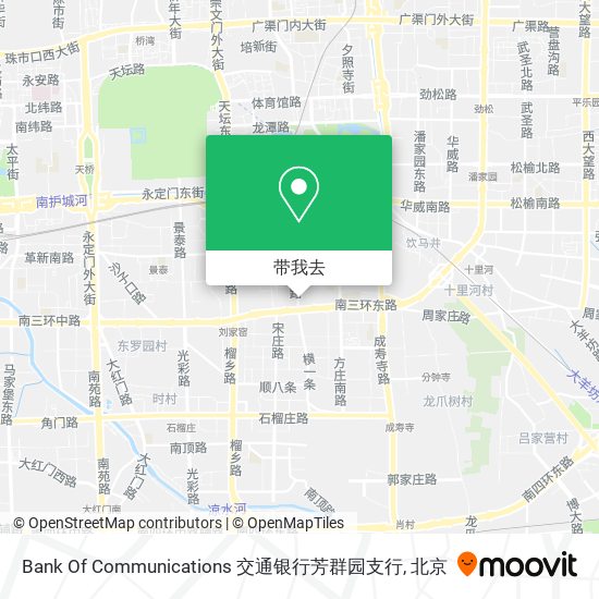 Bank Of Communications 交通银行芳群园支行地图