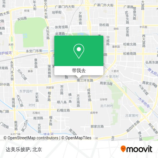 达美乐披萨地图