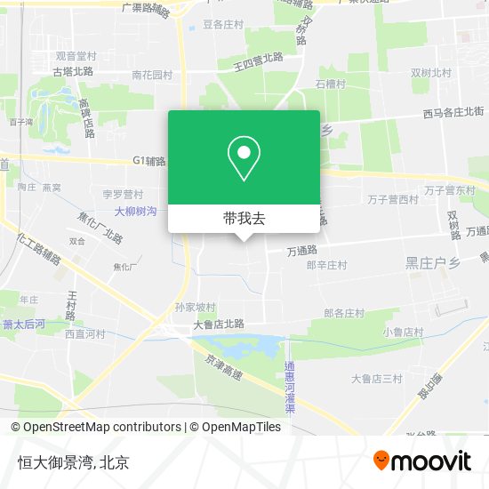 恒大御景湾地图