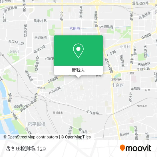 岳各庄检测场地图