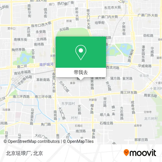 北京珐琅厂地图