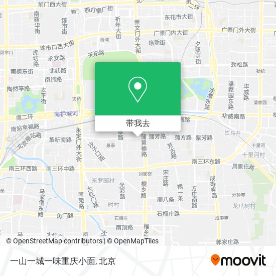 一山一城一味重庆小面地图