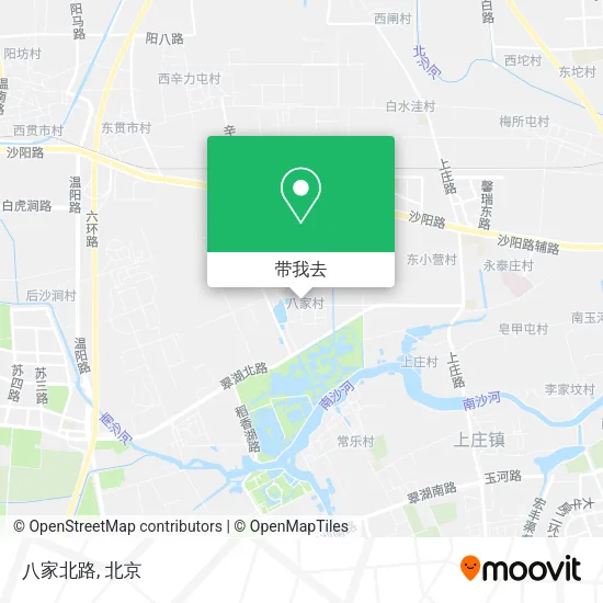 八家北路地图