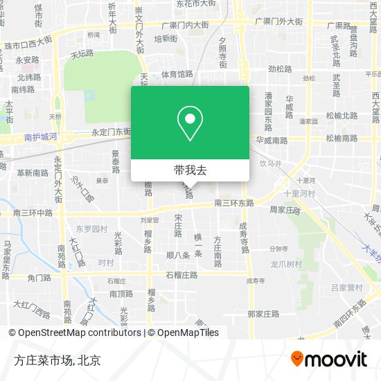 方庄菜市场地图