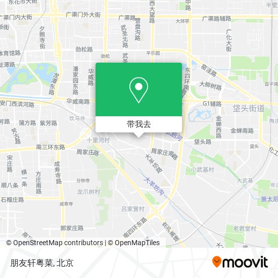 朋友轩粤菜地图