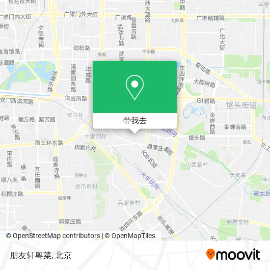 朋友轩粤菜地图
