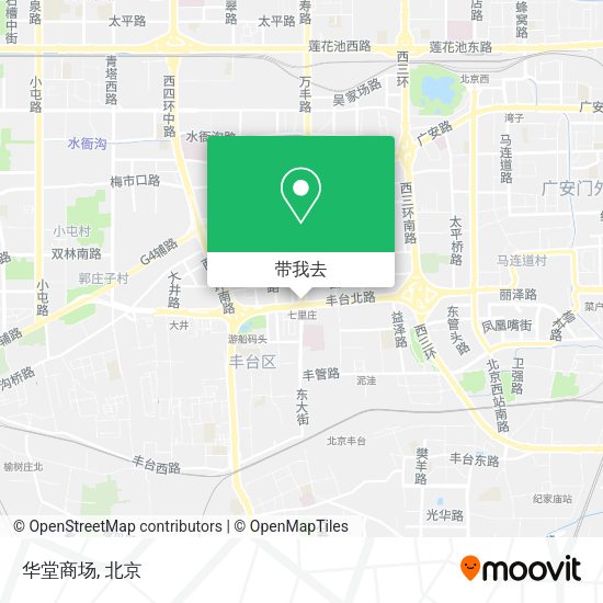 华堂商场地图