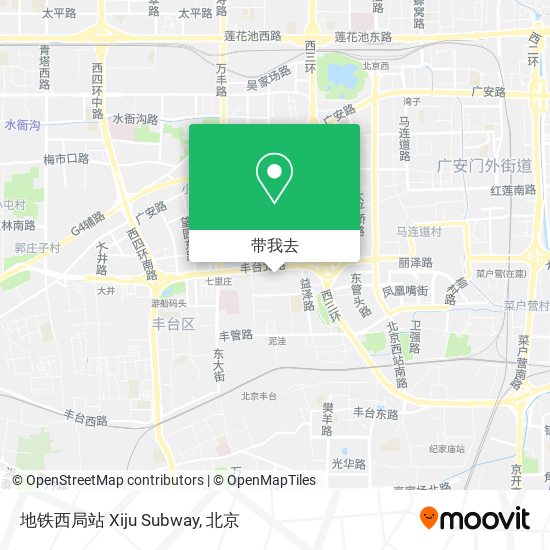 地铁西局站 Xiju Subway地图