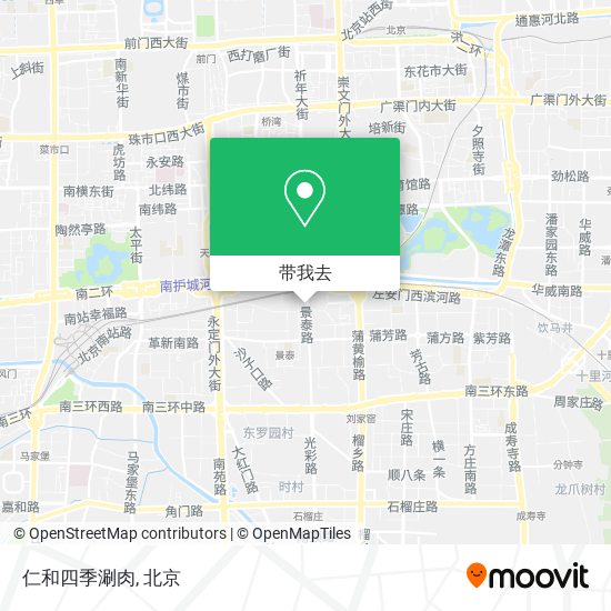 仁和四季涮肉地图