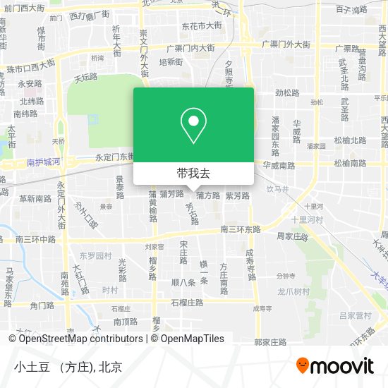 小土豆 （方庄)地图