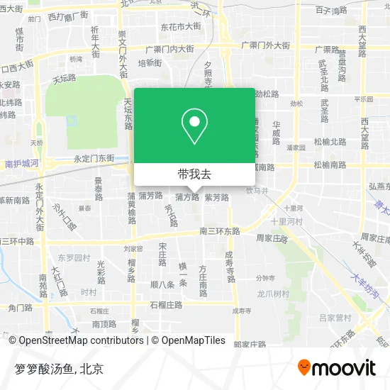 箩箩酸汤鱼地图