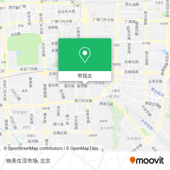 物美生活市场地图