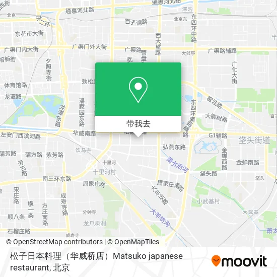 松子日本料理（华威桥店）Matsuko japanese restaurant地图