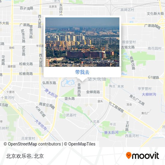 北京欢乐谷地图