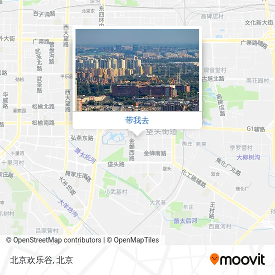 北京欢乐谷地图