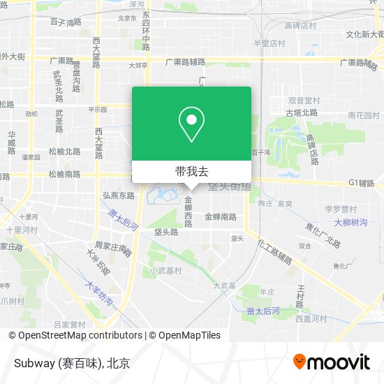 Subway (赛百味)地图