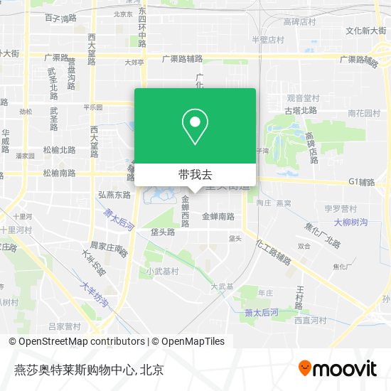 燕莎奥特莱斯购物中心地图