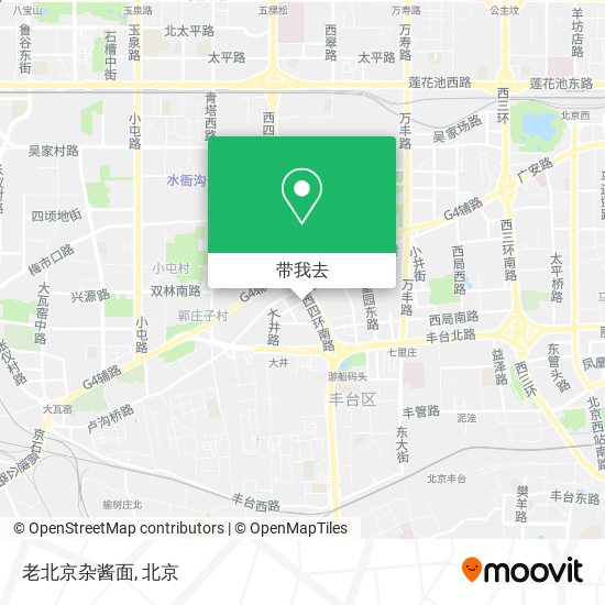 老北京杂酱面地图