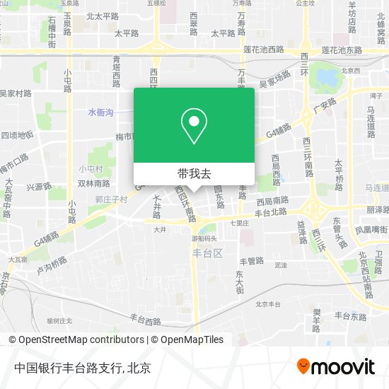 中国银行丰台路支行地图