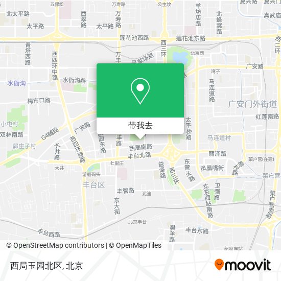 西局玉园北区地图