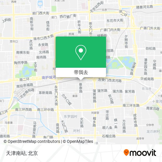 天津南站地图