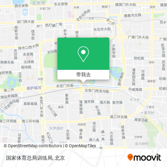 国家体育总局训练局地图