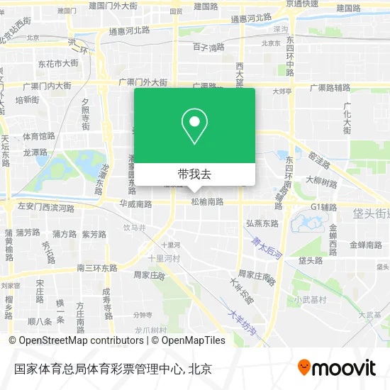 国家体育总局体育彩票管理中心地图