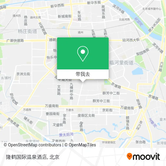 隆鹤国际温泉酒店地图