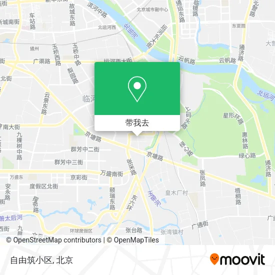 自由筑小区地图
