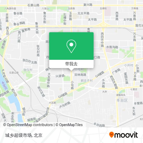 城乡超级市场地图
