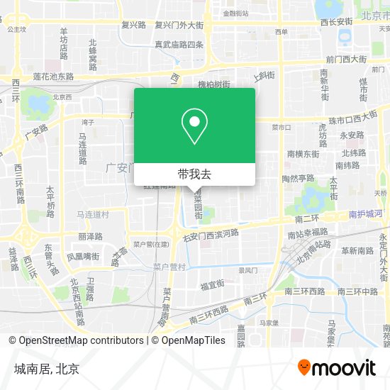 城南居地图