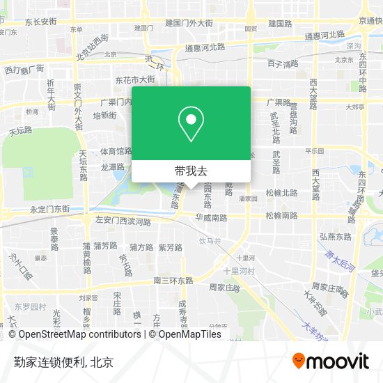 勤家连锁便利地图