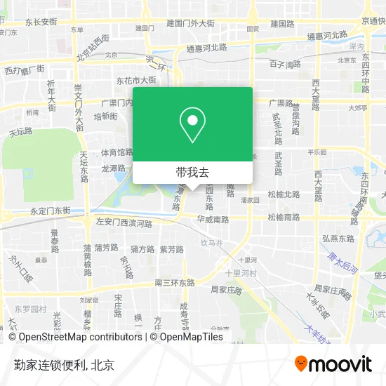 勤家连锁便利地图