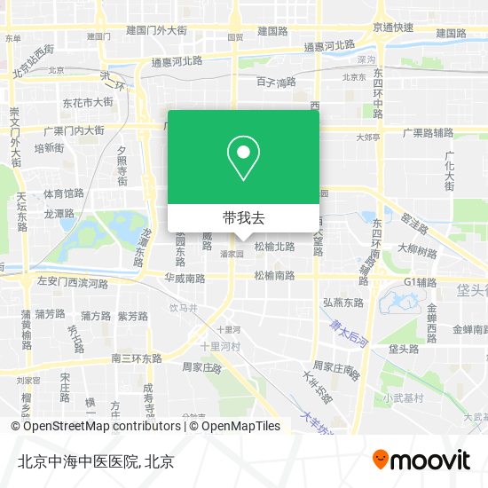 北京中海中医医院地图