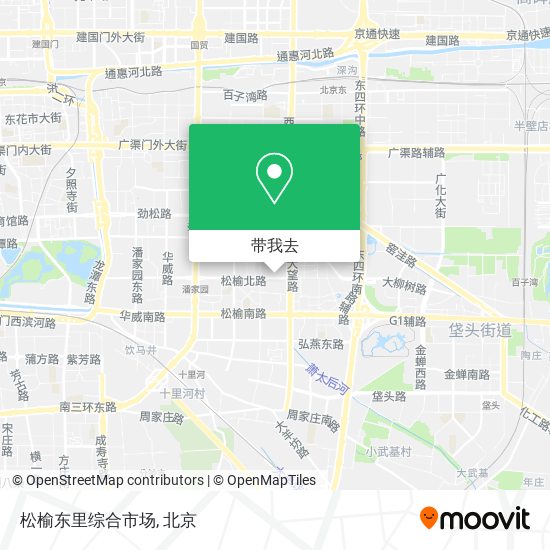松榆东里综合市场地图
