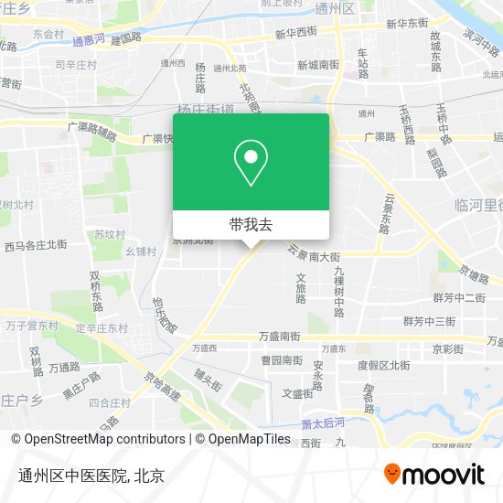 通州区中医医院地图