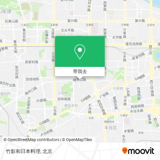 竹影和日本料理地图