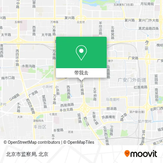 北京市监察局地图