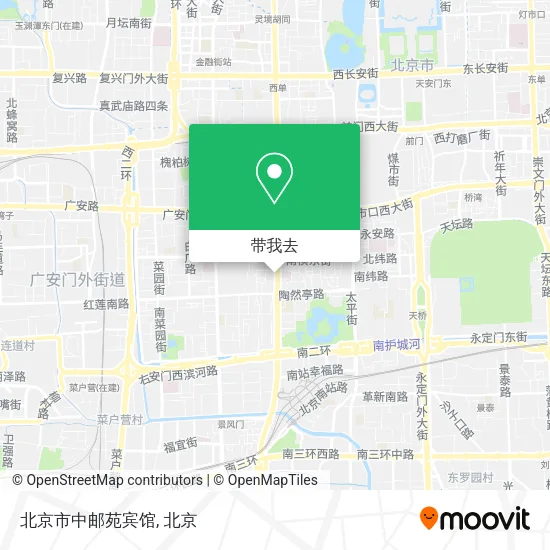 北京市中邮苑宾馆地图