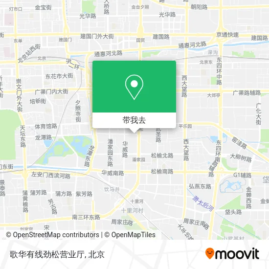 歌华有线劲松营业厅地图
