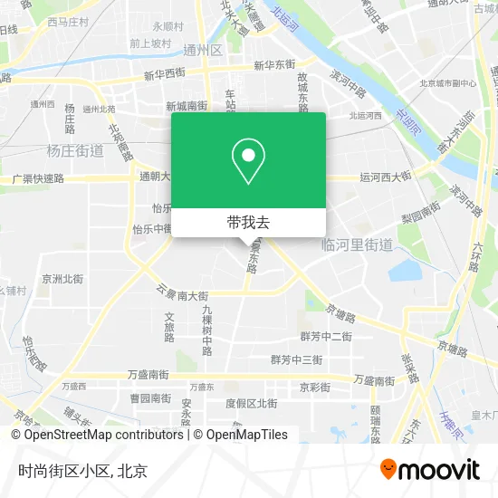时尚街区小区地图