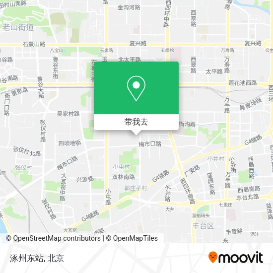 涿州东站地图