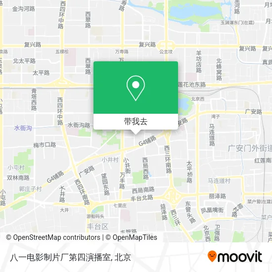八一电影制片厂第四演播室地图